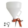 Pistola de Textura Projetada Chapisco 3 Bicos Inox Funil 5L - 3