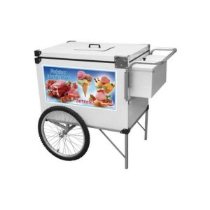 Carrinho de Sorvete e Paletas Mexicanas com Guarda-Sol - Cefaz