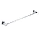 Ver imagem 1 de Toalheiro Barra Simples 60cm Cromado Quadrado Aço Inox