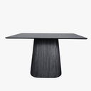 Ver imagem 1 de Mesa de Jantar Cone Retangular 140x90 Cm Tampo Ébano Base Ébano Personal Moveis Design Preto