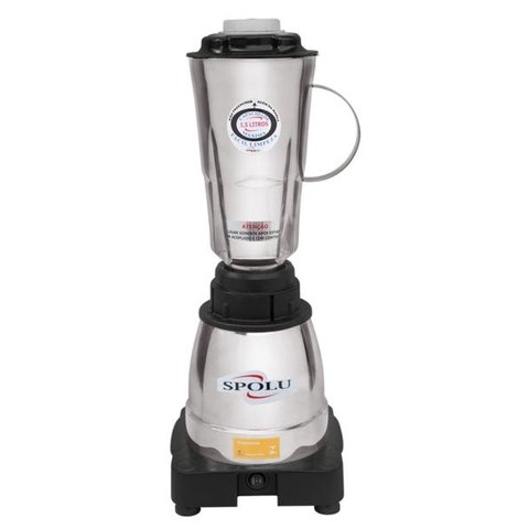 Liquidificador Gourmet Luxo 1,5 L Alta Rotação 127V - Spolu