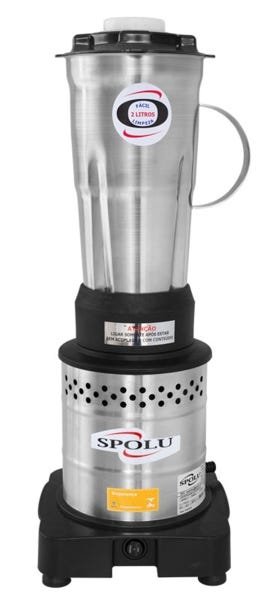 Liquidificador Industrial Inox 2L Alta Rotação Economy 127V - Spolu