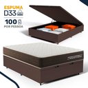 Ver imagem 6 de Cama Box Baú Casal com Colchão de Espuma D33 Double Comfort 138x188x62cm