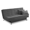 Ver imagem 3 de Sofá Cama 3 Lugares 1,80m Daise Suede Cinza Madelina Decor