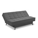 Ver imagem 7 de Sofá Cama 3 Lugares 1,80m Daise Suede Cinza Madelina Decor