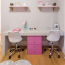 Ver mais imagens de Cadeira Escritório Secretária Decorativa Eames Chicago