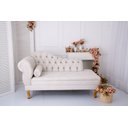 Ver imagem 2 de Divã Charmy Capitone Decorativo Consultório 1,60