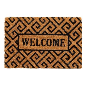 Capacho Fibra de Coco Sergipe 03 Bege-preto 0,30x0,45m