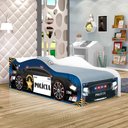 Ver imagem 3 de Cama Solteiro Carro Infantil para Menino Menina Quarto - Polícia Polícia