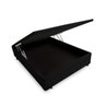 Base Box Baú Viúva A Colchões Suede Preto 49x128x188 - 1