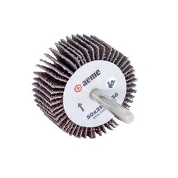 Mini Roda Lixa Pg Aeme 50x25 Haste 6mm 10 Unidades - 2