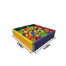 Cercadinho Piscina de Bolinhas Infantil 1,5 x 1,5 com 500 Bolinhas Coloridas - 1