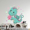 Adesivo de Parede Dinossauro Baby com Pirulito-Extra Grande 85x86cm - 2