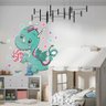 Adesivo de Parede Dinossauro Baby com Pirulito-Extra Grande 85x86cm - 3