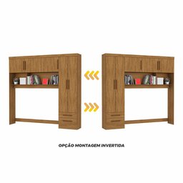 Guarda Roupa Modulado Paris 5 Portas 2 Gavetas - 6 Guarda Roupa Modulado Paris 5 Portas 2 Gavetas - 6