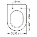 Ver imagem 3 de Assento Sanitário em Resina Termofixa para Louça Duomo Tupan