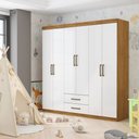 Ver imagem 1 de Guarda Roupa Infantil Elissa 6 Portas Carioca Moveis