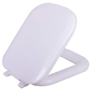 Assento Sanitário Polipropileno Almofadado para Louça Quadra Tqd/K Astra