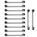 Ver imagem 1 de Barra de Apoio 60cm Aço Inox Kit 11 Unidades Suporte Acessibilidade Gestante Banheiro Box Escada Cor