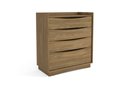 Ver imagem 1 de Cômoda 4 Gavetas Kappesberg M260 Cor Nogueira