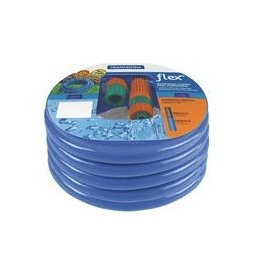 Mangueira Flex Tramontina para Jardim 2 Camadas com Engates Rosqueados e Esguicho Comp: 10 m. - 1