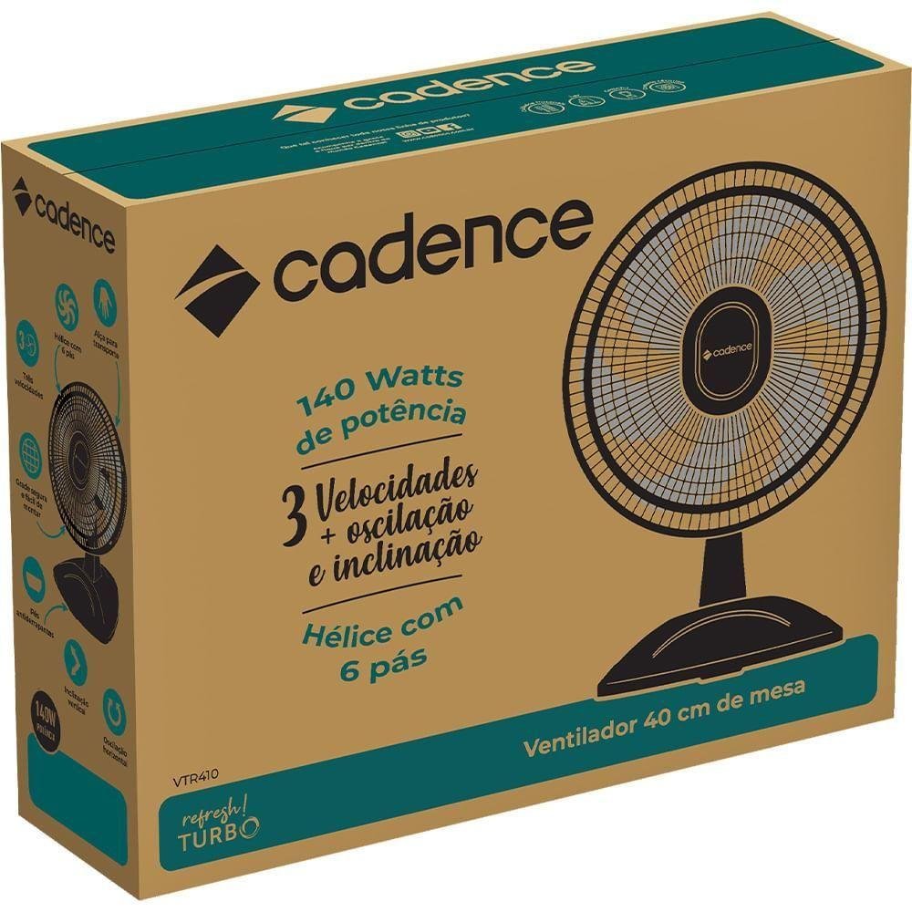 Ventilador Cadence Refresh Turbo - 220v - 4