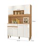 Armário Cozinha Compacta 121cm Multimóveis Cr20258 - 4