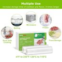 Ver imagem 4 de Rolos para Seladora a Vácuo Bonsenkitchen, 6 Unidades 28cm X 4,8m, Bpa-free