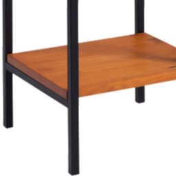 Estante Torre Aço Preto I13 Mell Madeira Taeda Dmobiliario Mell - 6 Estante Torre Aço Preto I13 Mell Madeira Taeda Dmobiliario Mell - 6