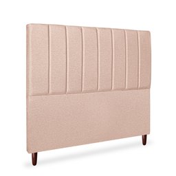 Cabeceira Estofada Cama Box Queen Carla 160cm Linho:rosê - 3