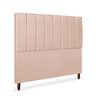 Cabeceira Estofada Cama Box Queen Carla 160cm Linho:rosê - 3