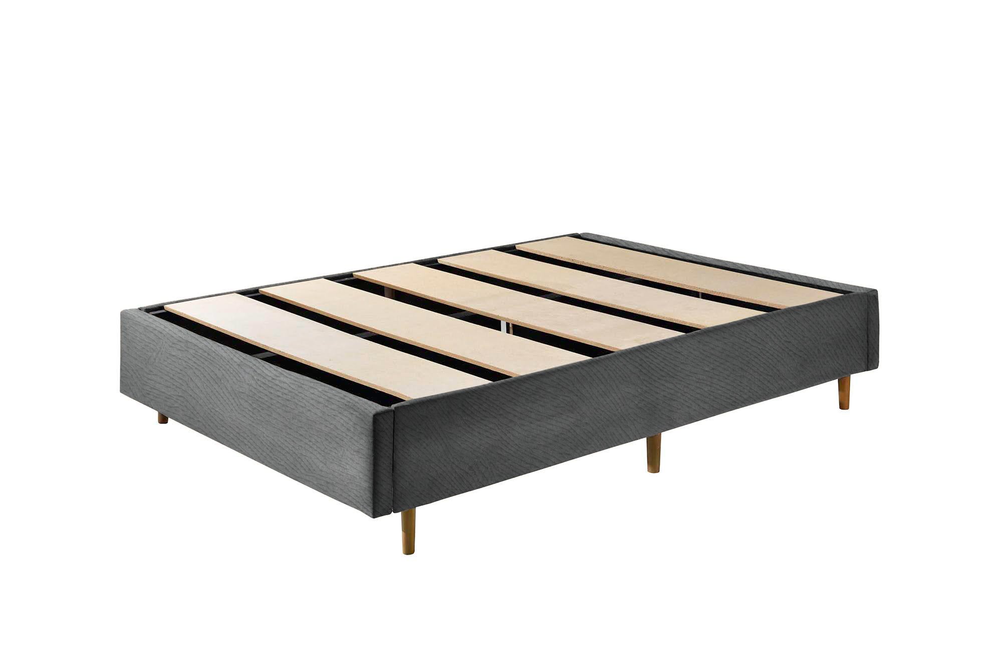 Base Box Solteiro 88x188x25 cm Versátil - Cama Box Desmontado - 3