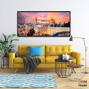 Ver imagem 6 de Quadro Decorativo Cidade Velha Jerusalém 130x60 Moldura Preta 2x2