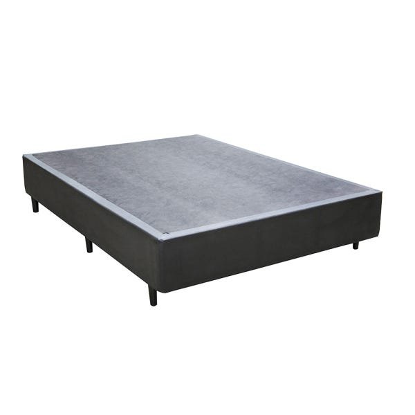 Base Box Solteirão Sintético Cinza - 42x128x188 - 1