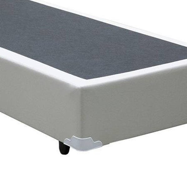 Base Box Solteiro Sintético Branca - 42x88x188 - 2