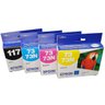 Kit 4 Cartuchos EPSON T117 117 To73 73n para T24 T23 TX105 TX115 - 2