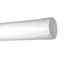 Tubo Descida Sobrepor para Caixa de Descarga Elevada 1,50m Branco + Espude Bolsa de Ligação | Astra - 4