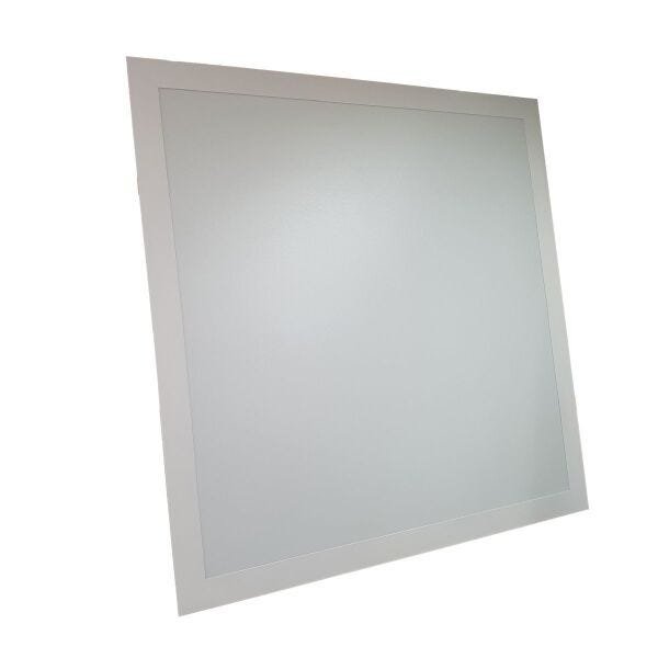 Painel Plafon LED 48W Quadrado Luminária Embutir Branco Luz Quente - 3