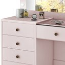 Ver imagem 6 de Kit Penteadeira com Banqueta em Mdf 00808900x022034 Rose Lpa