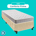 Ver imagem 4 de Cama Box Perola Solteiro + Colchão D33 D33 Inducol