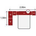 Ver imagem 2 de Jogo de Quarto Casal Modulado Modena CP16 Nogal - Demóbile