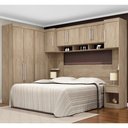 Ver imagem 1 de Jogo de Quarto Casal Modulado Modena CP16 Nogal - Demóbile