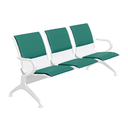 Ver imagem 2 de 1 Assento e 1 Encosto Almofadado para Longarina Cor Verde Bering