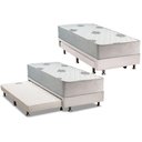 Ver imagem 1 de Cama Box C/ Aux Conjugado Solteiro Inovaflex Comfort Premium 88x188