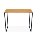 Ver imagem 2 de Mesa Executiva Escritório Industrial 900 Mm Preto e Naturale