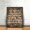 Ver imagem 1 de Quadro Religião Frase Buda Folhas Trabalho Moldura 30x40cm