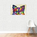 Ver imagem 2 de Quadro Canvas Cachorro Chihuahua Animais Decorativo 50x40cm