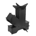 Ver imagem 1 de Fogareiro Portátil a Lenha Aço Carbono Rocket Stove Capincho 08000493