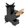 Fogareiro Portátil a Lenha Aço Carbono Rocket Stove Capincho 08000493 - 3
