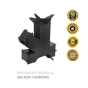 Ver imagem 2 de Fogareiro Portátil a Lenha Aço Carbono Rocket Stove Capincho 08000493
